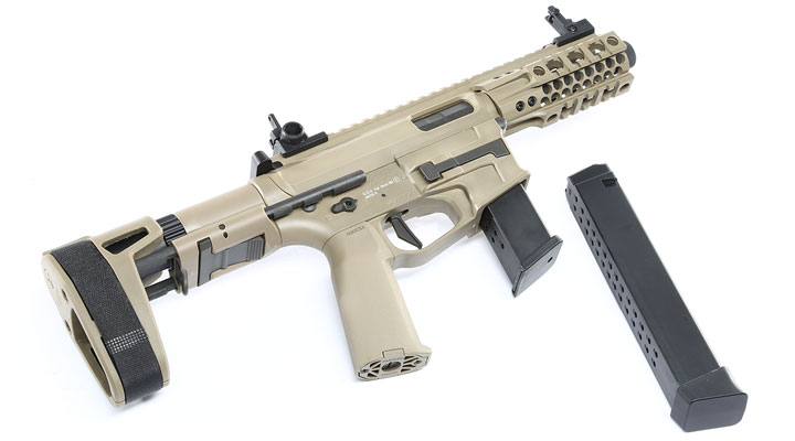 Ares M45S-S S-Class Polymergehuse EFC-System S-AEG 6mm BB Dark Earth Bild 4