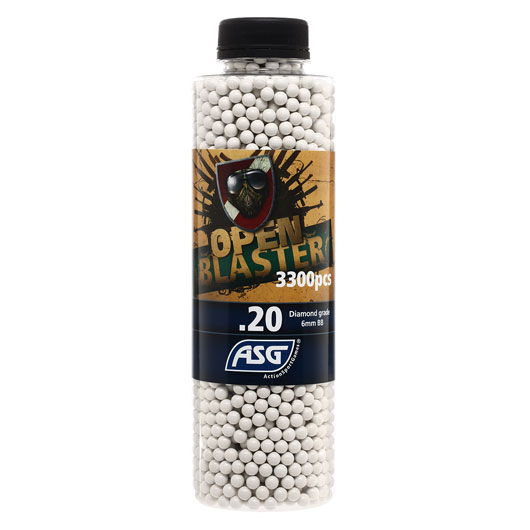 ASG Open Blaster Diamond Grade Bio BBs 0,20g 3.300er Flasche weiss