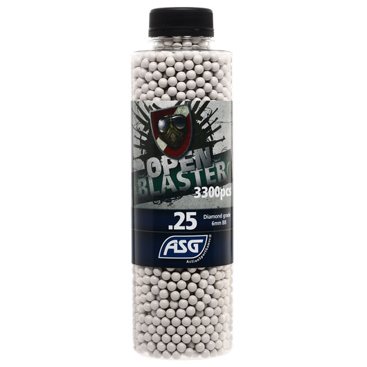 ASG Open Blaster Diamond Grade Bio BBs 0,25g 3.300er Flasche weiss