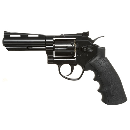 KLI Titan 4 Zoll Revolver Vollmetall CO2 6mm BB schwarz Bild 1