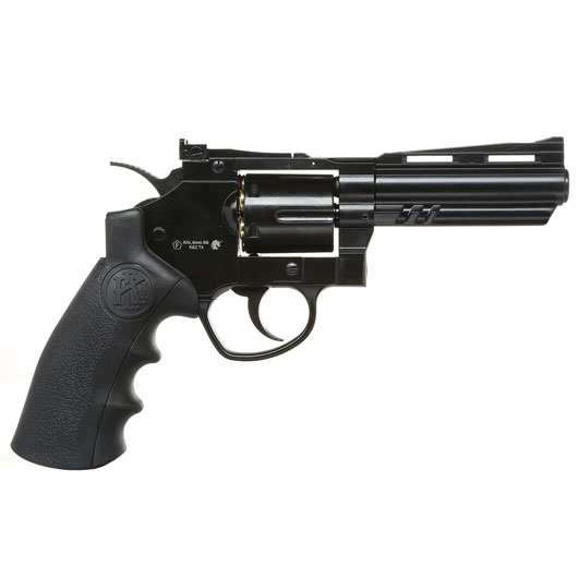KLI Titan 4 Zoll Revolver Vollmetall CO2 6mm BB schwarz Bild 2