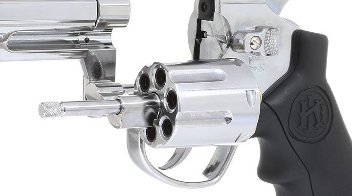 KLI Titan 6 Zoll Revolver Vollmetall CO2 6mm BB Chrome-Finish Bild 5
