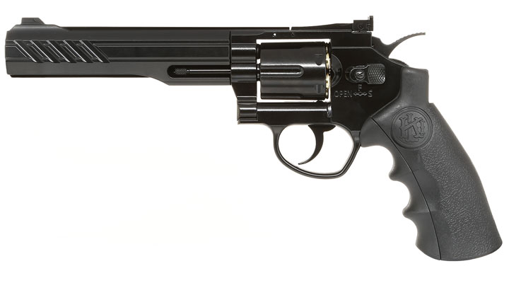 KLI Titan 6 Zoll Revolver Vollmetall CO2 6mm BB schwarz Bild 1