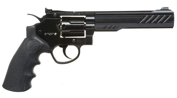 KLI Titan 6 Zoll Revolver Vollmetall CO2 6mm BB schwarz Bild 2