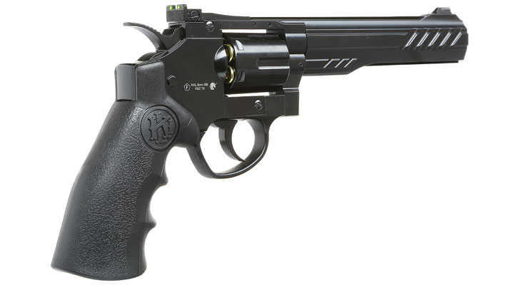 KLI Titan 6 Zoll Revolver Vollmetall CO2 6mm BB schwarz Bild 3