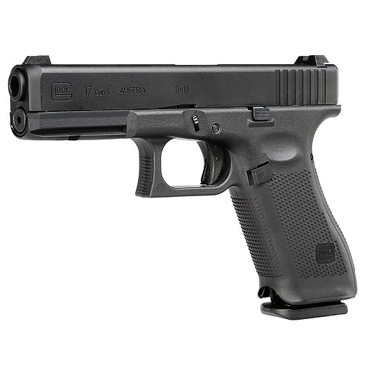 Glock 17 Gen. 5 Airsoft mit Metallschlitten GBB 6mm BB schwarz