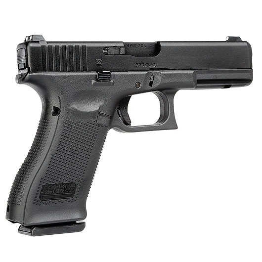 Glock 17 Gen. 5 Airsoft mit Metallschlitten GBB 6mm BB schwarz Bild 4