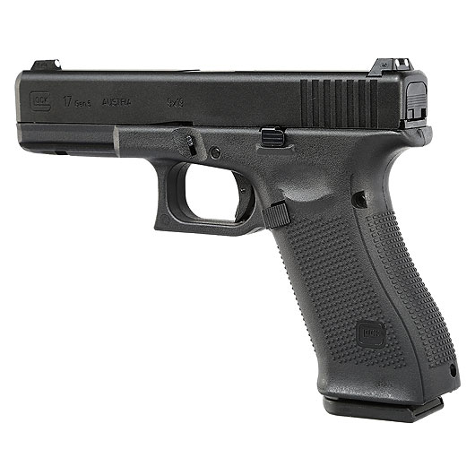 Glock 17 Gen. 5 Airsoft mit Metallschlitten GBB 6mm BB schwarz Bild 7