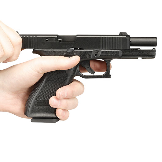Glock 17 Gen. 5 Airsoft mit Metallschlitten GBB 6mm BB schwarz Bild 10