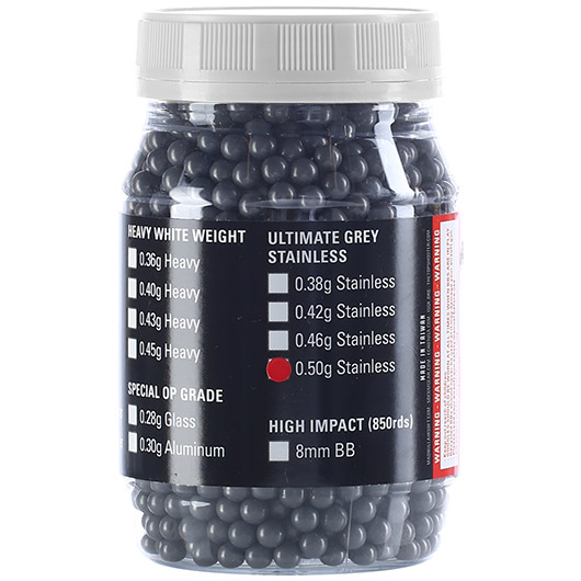 MadBull Ultimate Stainless Series BBs 0.50g 2.000er Container grau Bild 1