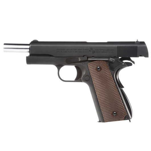 Cybergun / AWC Colt M1911A1 Vollmetall GBB 6mm BB schwarz Bild 2