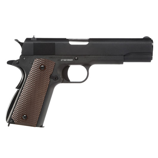 Cybergun / AWC Colt M1911A1 Vollmetall GBB 6mm BB schwarz Bild 3