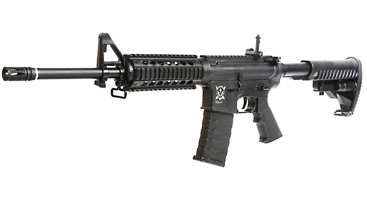 APS M4 RIS Carbine Kompetitor-Series BlowBack AEG 6mm BB schwarz