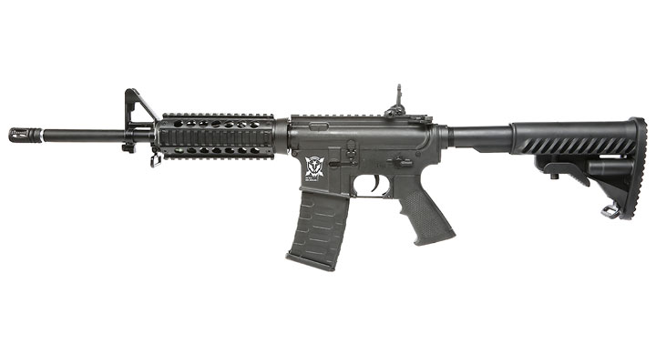 Ersatzteilset APS M4 RIS Carbine Kompetitor-Series BlowBack AEG 6mm BB schwarz Bild 1