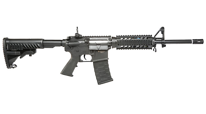 APS M4 RIS Carbine Kompetitor-Series BlowBack AEG 6mm BB schwarz Bild 2