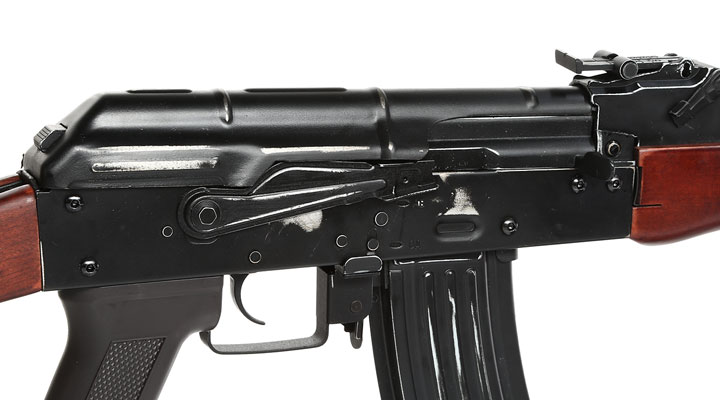 APS AK-74 Vollmetall Echtholz BlowBack S-AEG 6mm BB schwarz - Used Look Edition Bild 7