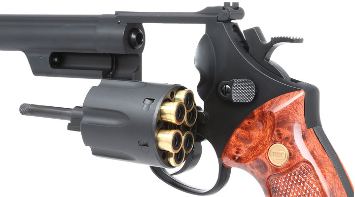 UHC M-29 8 Zoll Gas Revolver 6mm BB schwarz Bild 4