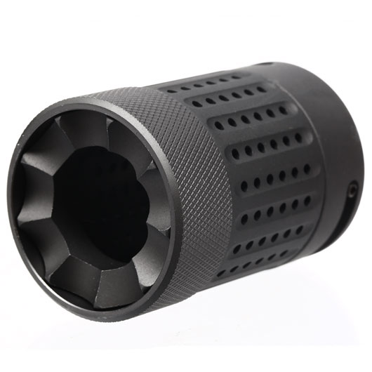 Ares Aluminium Type-D Blast Shield f. Ares Blast Shield Flash-Hider Serie schwarz