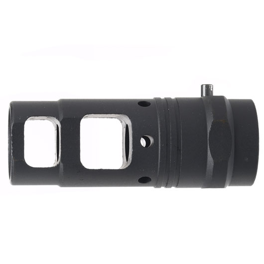 Ares Aluminum Type-C Flash-Hider f. Blast Shield schwarz 14mm+ Bild 2