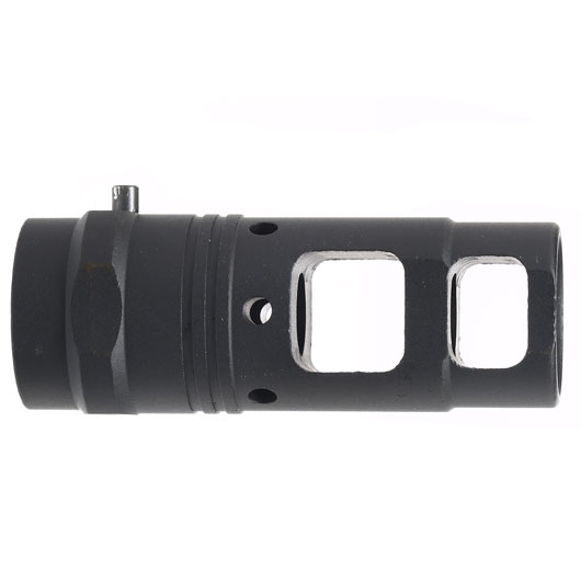 Ares Aluminum Type-C Flash-Hider f. Blast Shield schwarz 14mm+ Bild 3