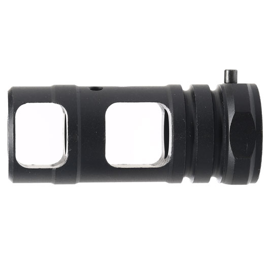 Ares Aluminum Type-B Flash-Hider f. Blast Shield schwarz 14mm+ Bild 2