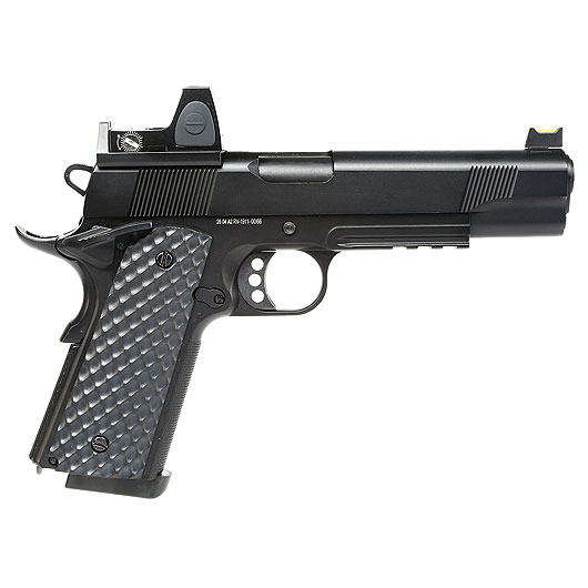 Nuprol Raven M1911 MEU mit HD5141 LPZ Vollmetall GBB 6mm BB schwarz Bild 3