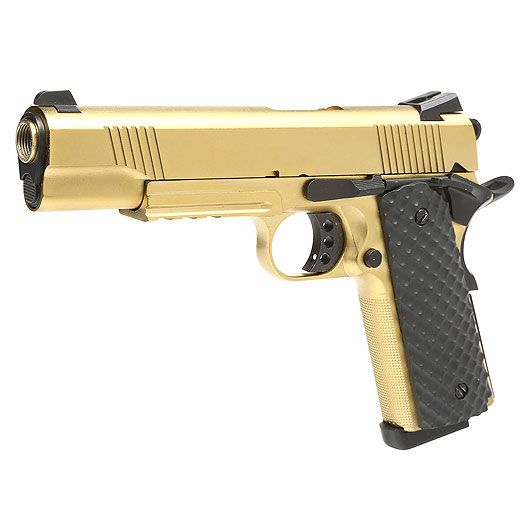 Nuprol Raven M1911 MEU Railed Vollmetall GBB 6mm BB gold