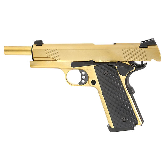 Nuprol Raven M1911 MEU Vollmetall GBB 6mm BB gold Bild 2