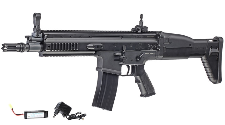 Cybergun FN Herstal SCAR-L Sportline ABS-Version Komplettset S-AEG 6mm BB schwarz