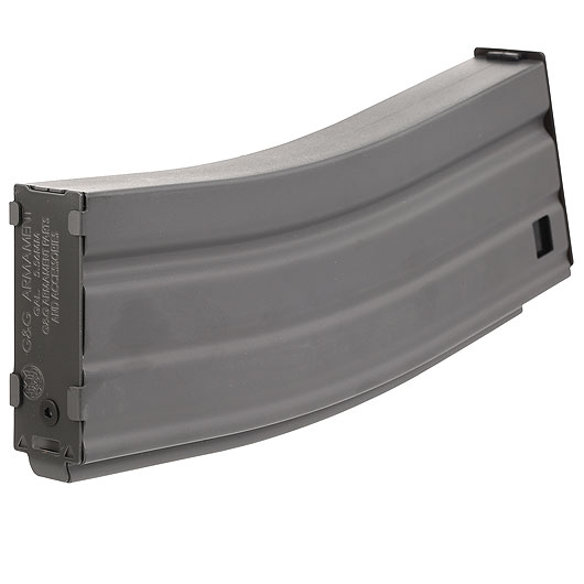 G&G M4 G2 Stahlblech Magazin Mid-Cap 90 Schuss grau Bild 1