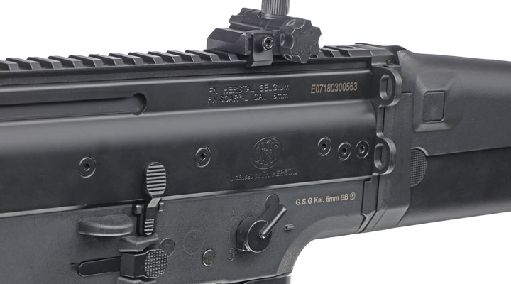 Versandrcklufer Cybergun FN Herstal SCAR-L Sportline ABS-Version Komplettset S-AEG 6mm BB schwarz Bild 7