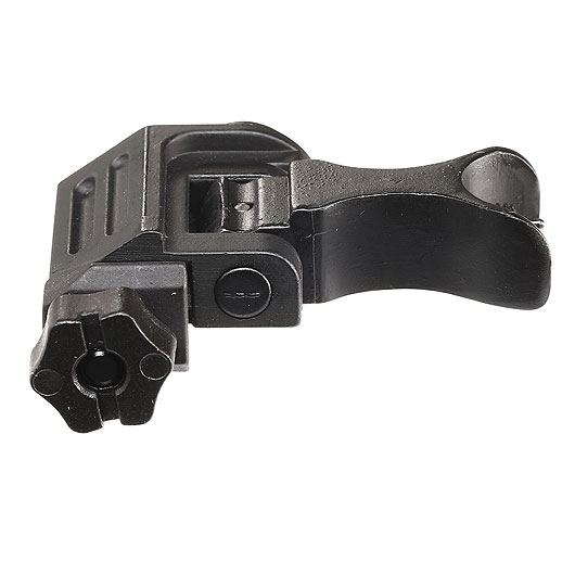 APS Battle Folding Flip-Up Front Sight f. 20 - 22mm Schienen schwarz Bild 4