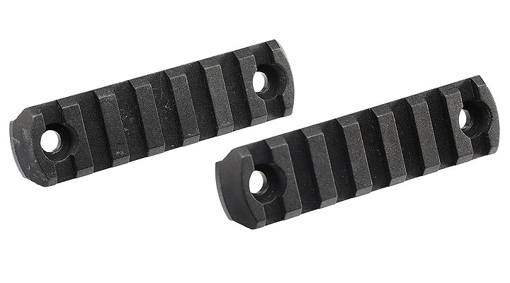 APS M-LOK 21mm Polymer-Schienen Set 7 Slots / 81mm (2 Stck) schwarz