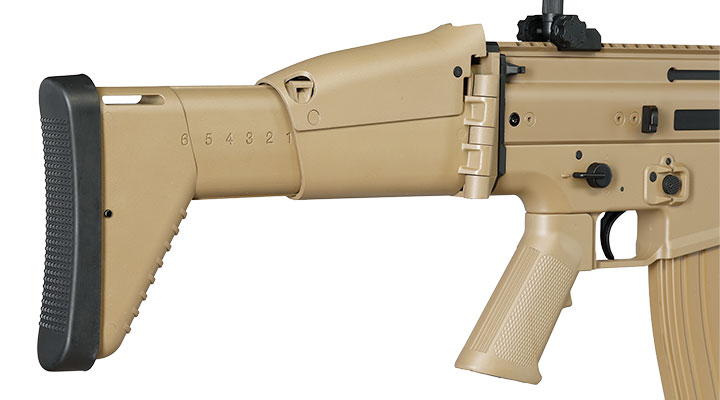Cybergun FN Herstal SCAR-L Sportline ABS-Version S-AEG 6mm BB tan Bild 10