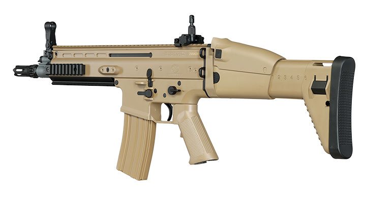 Cybergun FN Herstal SCAR-L Sportline ABS-Version S-AEG 6mm BB tan Bild 11