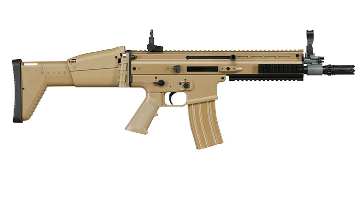 Cybergun FN Herstal SCAR-L Sportline ABS-Version S-AEG 6mm BB tan Bild 3