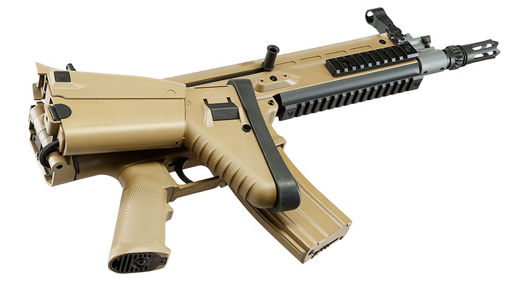 Cybergun FN Herstal SCAR-L Sportline ABS-Version S-AEG 6mm BB tan Bild 5