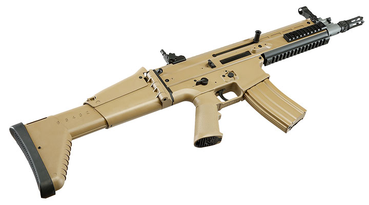 Cybergun FN Herstal SCAR-L Sportline ABS-Version S-AEG 6mm BB tan Bild 6