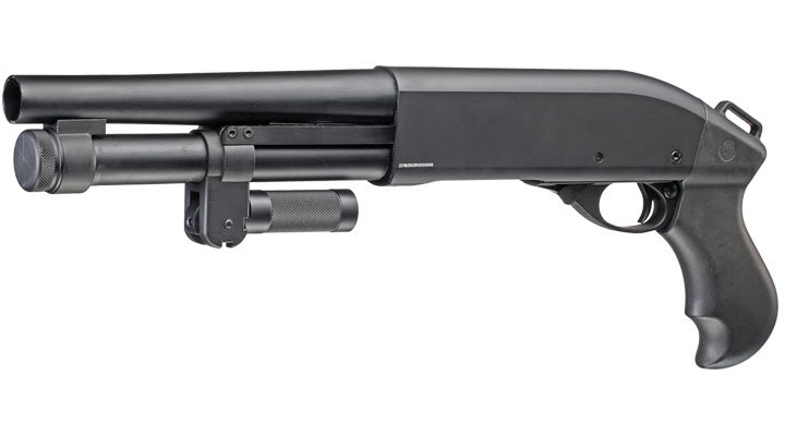 Golden Eagle M8876 Vollmetall Pump Action Gas Shotgun 6mm BB schwarz Bild 1