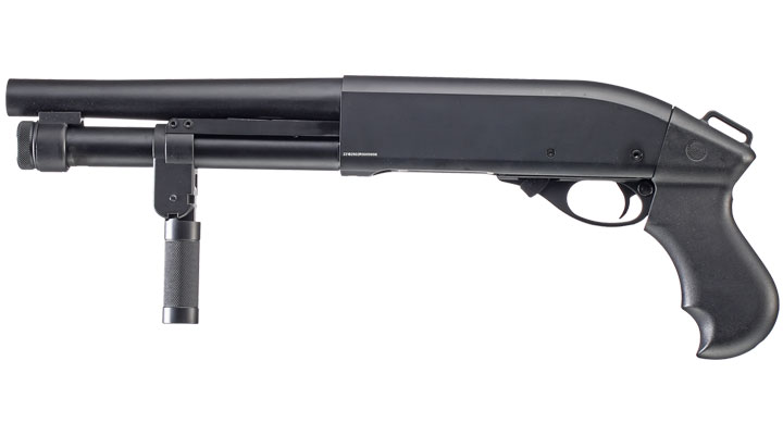 Golden Eagle M8876 Vollmetall Pump Action Gas Shotgun 6mm BB schwarz Bild 2