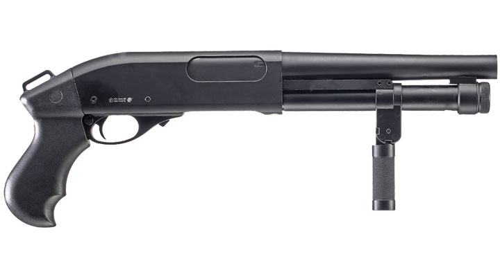 Golden Eagle M8876 Vollmetall Pump Action Gas Shotgun 6mm BB schwarz Bild 3