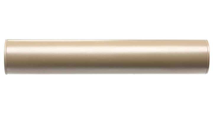 APS Sub-Sonic Aluminium Suppressor 190 x 33mm 14mm+ / 14mm- Desert Tan Bild 3