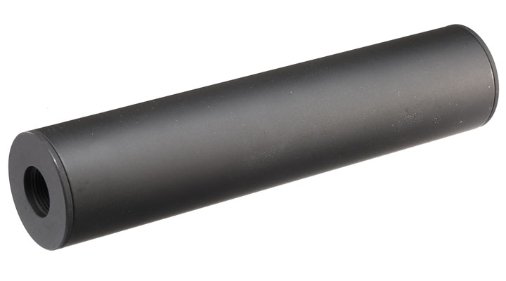 APS Sub-Sonic Aluminium Suppressor 150 x 33mm 14mm+ / 14mm- schwarz Bild 1