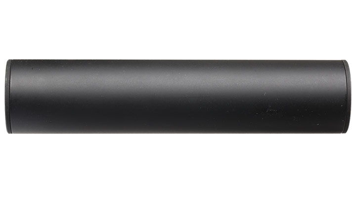 APS Sub-Sonic Aluminium Suppressor 150 x 33mm 14mm+ / 14mm- schwarz Bild 3