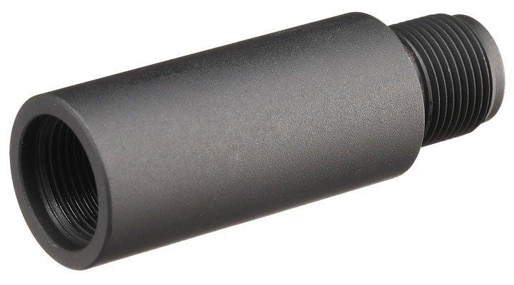 APS 55mm Aluminium Auenlauf Extension 14mm- schwarz