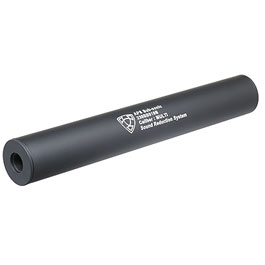 APS Sub-Sonic Aluminium Suppressor 230 x 33mm 14mm+ / 14mm- schwarz