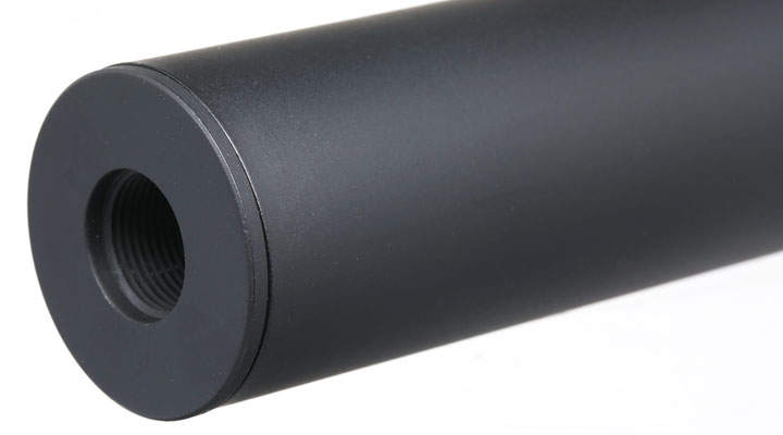 APS Sub-Sonic Aluminium Suppressor 230 x 33mm 14mm+ / 14mm- schwarz Bild 4