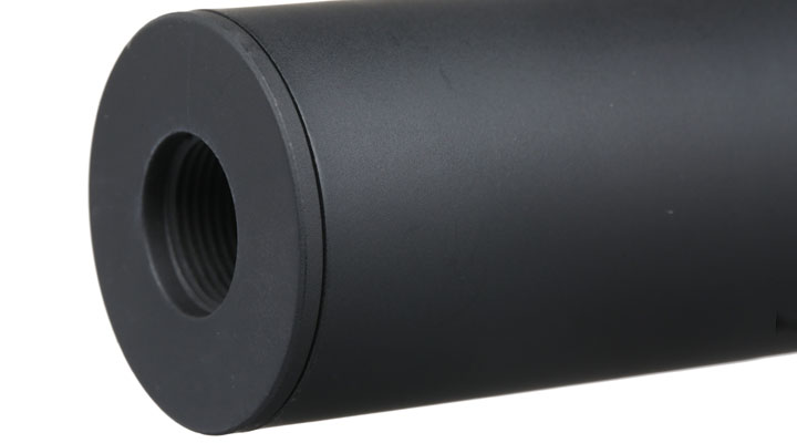 APS Sub-Sonic Aluminium Suppressor 230 x 33mm 14mm+ / 14mm- schwarz Bild 5