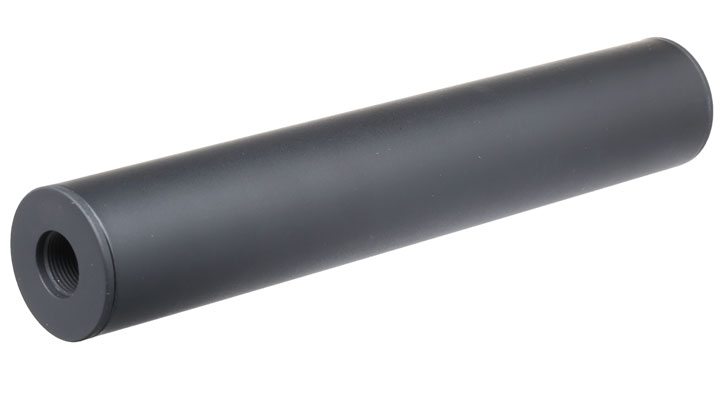 APS Sub-Sonic Aluminium Suppressor 190 x 33mm 14mm+ / 14mm- schwarz Bild 1