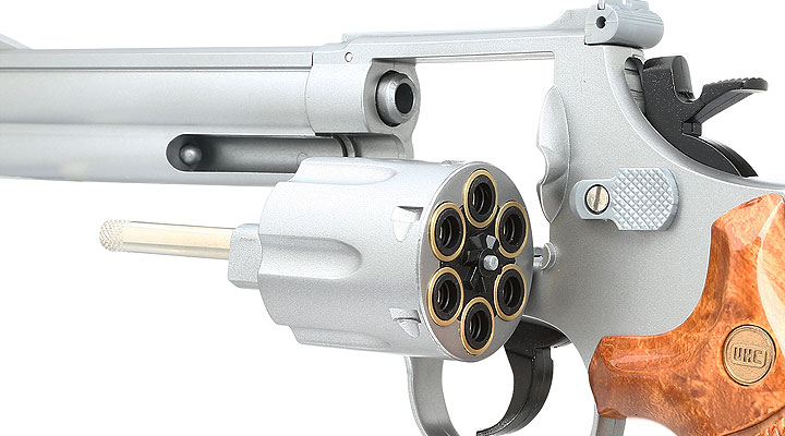 UHC M-29 6 Zoll Gas Revolver 6mm BB silber Bild 5